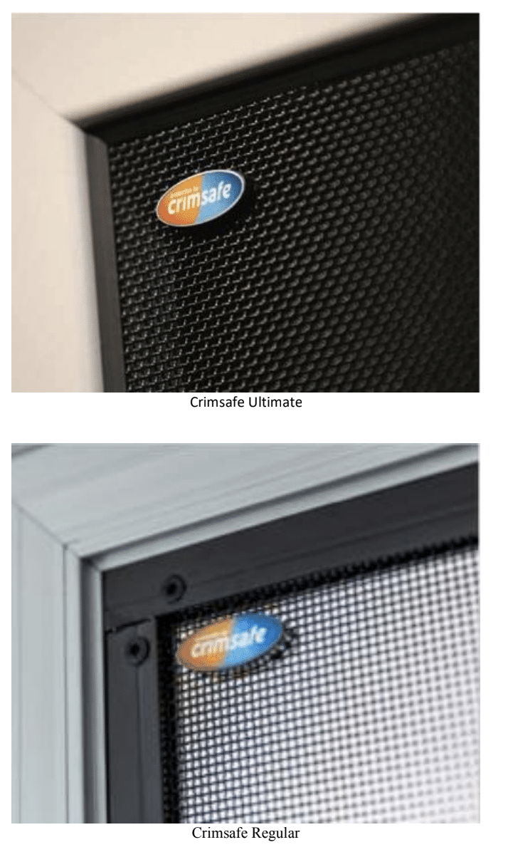 Differences between Crimsafe Regular and Ultimate