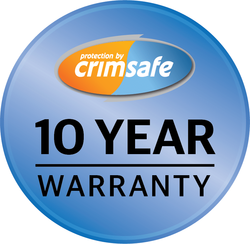 Crimsafe Warranty - Standard 10 Year [blue]
