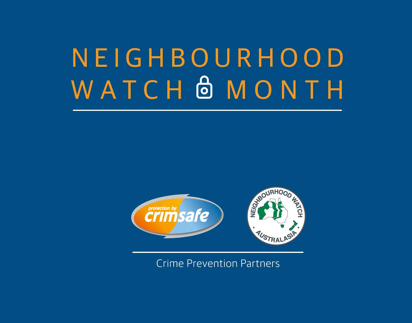 Neighbourhood Watch Month