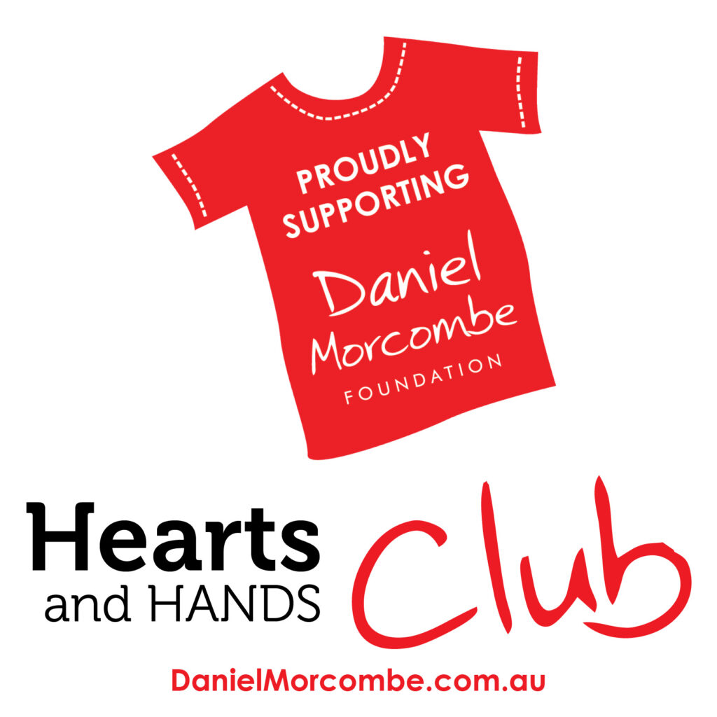 Daniel Morcombe Hearts & Hands Club member