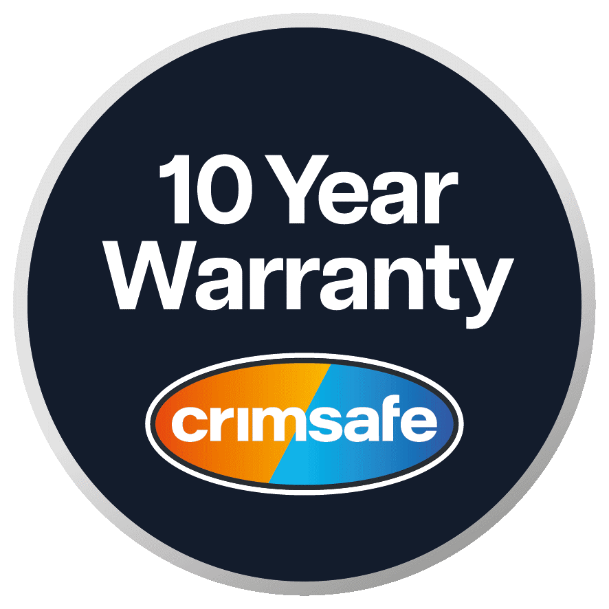 Crimsafe 10 year warranty