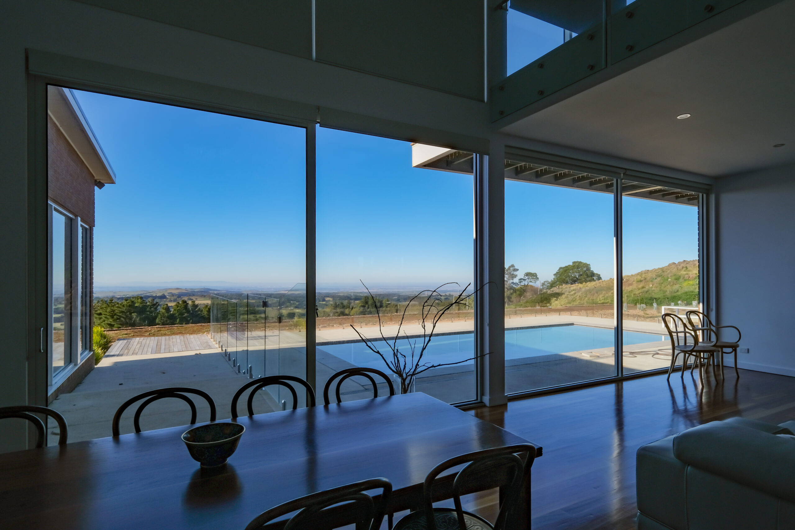 automated roller blinds in modern residential hous scaled