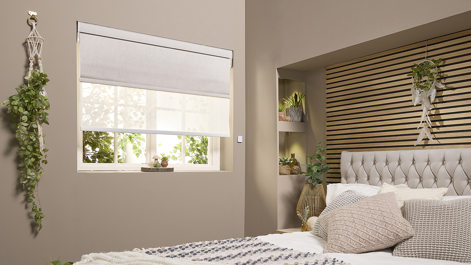 Double roller blinds